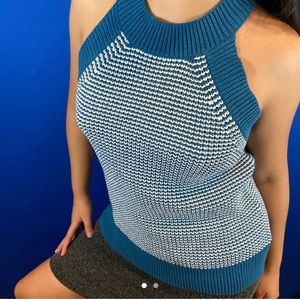 LOFT Striped Halter Top